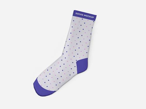 袜子展示效果PS样机模板 - PNG派