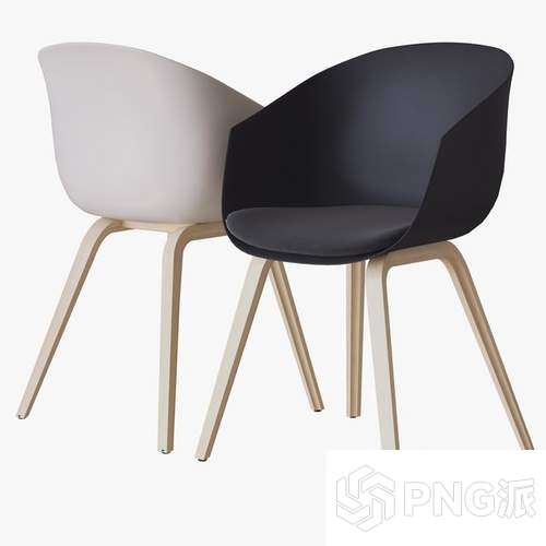 北欧单椅3D模型 - PNG派