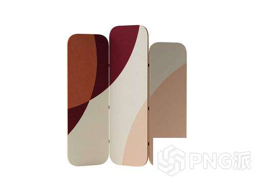 屏风3D模型 - PNG派