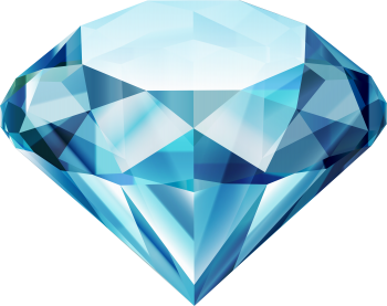 蓝色钻石 - PNG派