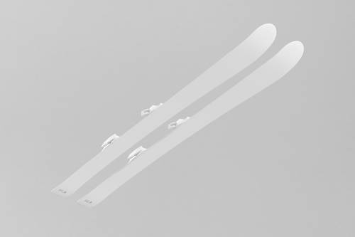 滑雪板设计PS样机模板 - PNG派