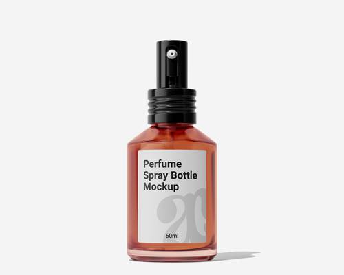 香水喷雾瓶PS样机模板 - PNG派