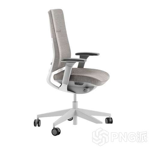 办公桌书桌电脑椅3D模型 - PNG派