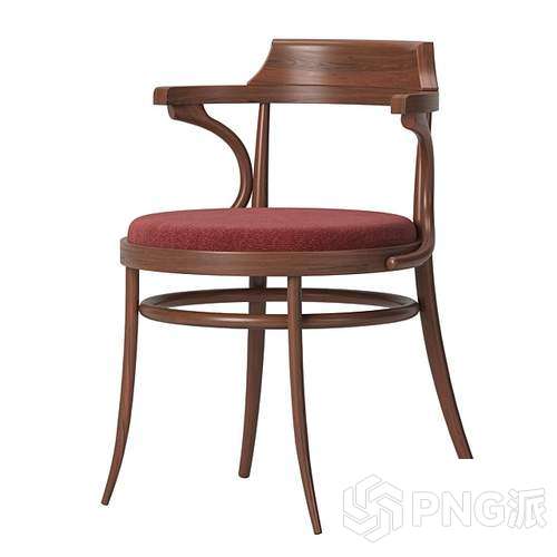 轻奢单椅3D模型 - PNG派