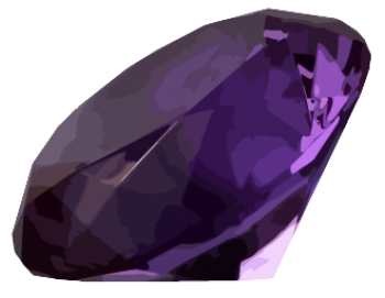 紫色钻石 - PNG派