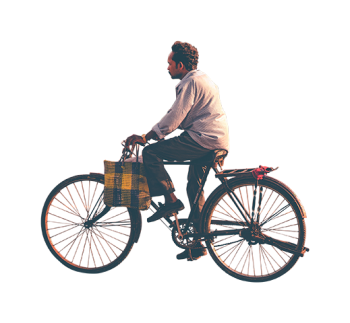 骑自行车的人 - PNG派