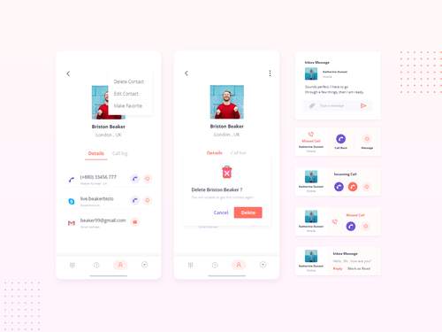 联系应用程序UI素材 - PNG派