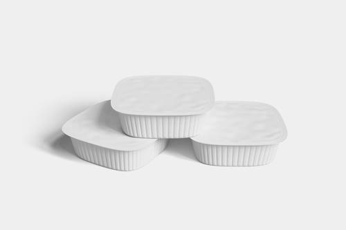 食品类塑封盒包装PS样机模板 - PNG派