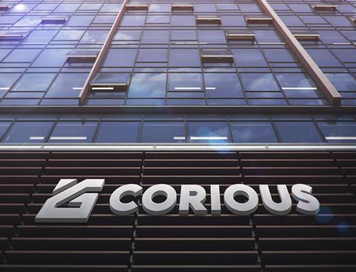 3D立体LOGO招牌、建筑外墙LOGO展示PS样机模板 - PNG派