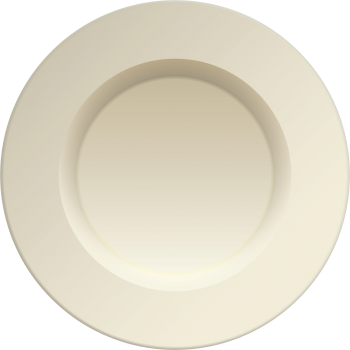 白色陶瓷碟子和杯子 - PNG派