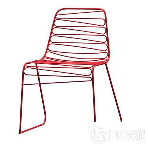轻奢单椅3D模型 - PNG派