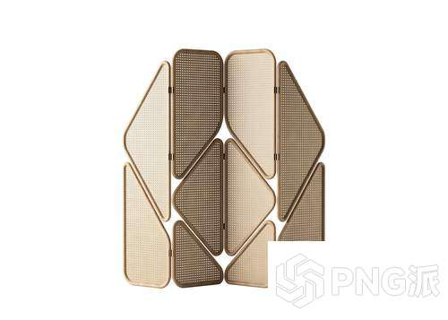 屏风3D模型 - PNG派