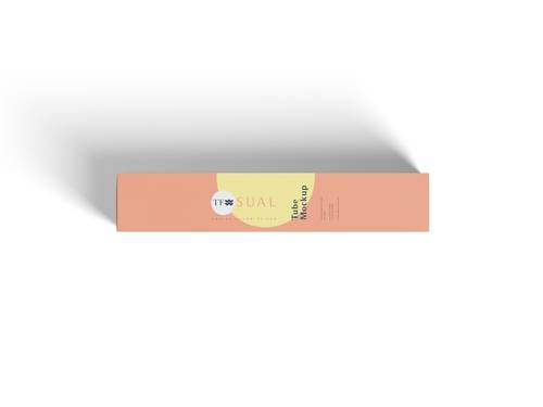 牙膏护手霜软管包装盒PS样机模板 - PNG派