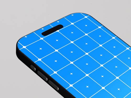 iPhone 16 Pro Max手机PS样机模板 - PNG派