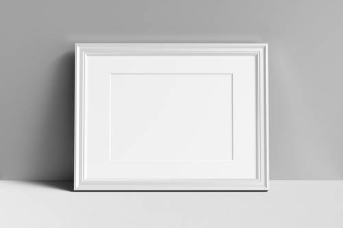 证书奖状装饰画框PS样机模板 - PNG派