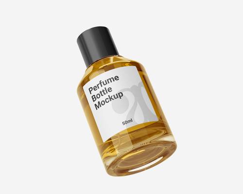 香水玻璃瓶PS样机模板 - PNG派