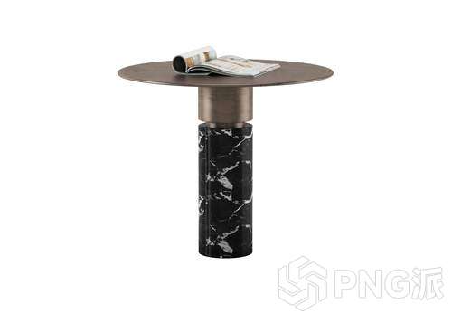 极简茶几边几3D模型 - PNG派