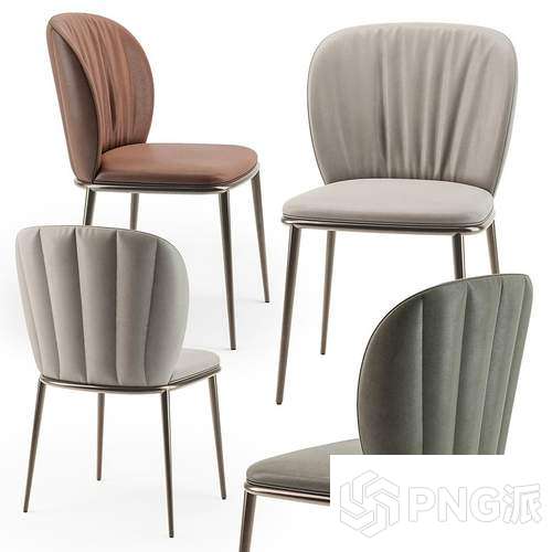 简约单椅3D模型 - PNG派