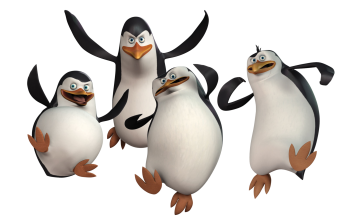 多个马达加斯加企鹅 - PNG派