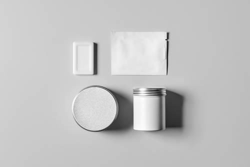 化妆品成套包装PS样机模板 - PNG派