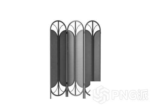 屏风3D模型 - PNG派