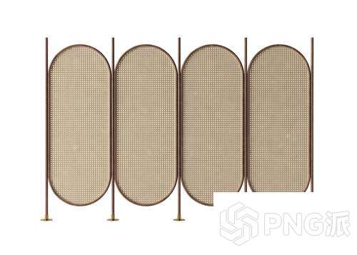 屏风3D模型 - PNG派