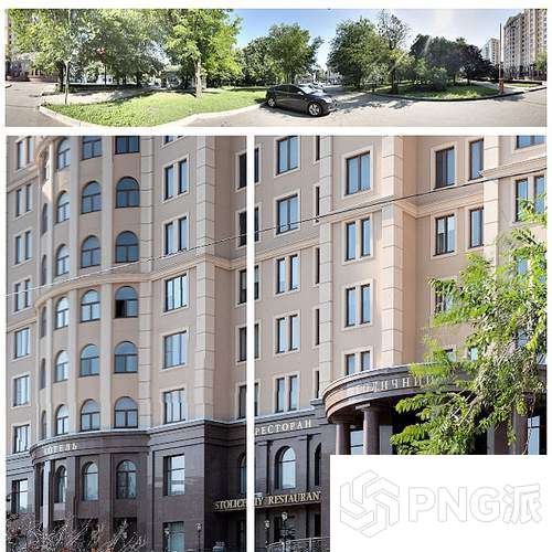 城市商业建筑入口景观3D模型 - PNG派