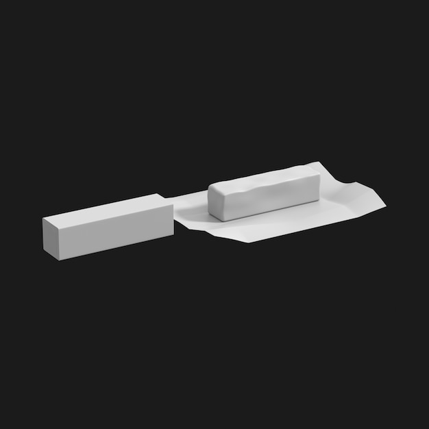 黄油吧3D模型 - PNG派