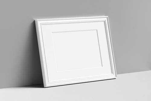 证书奖状装饰画框PS样机模板 - PNG派