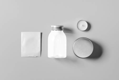 化妆品成套包装PS样机模板 - PNG派