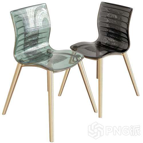 轻奢单椅3D模型 - PNG派