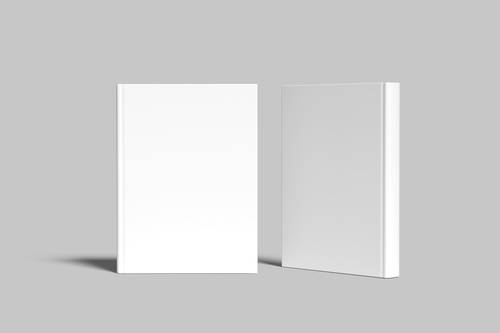 站立式书籍展示PS样机模板 - PNG派