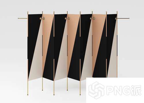 屏风3D模型 - PNG派
