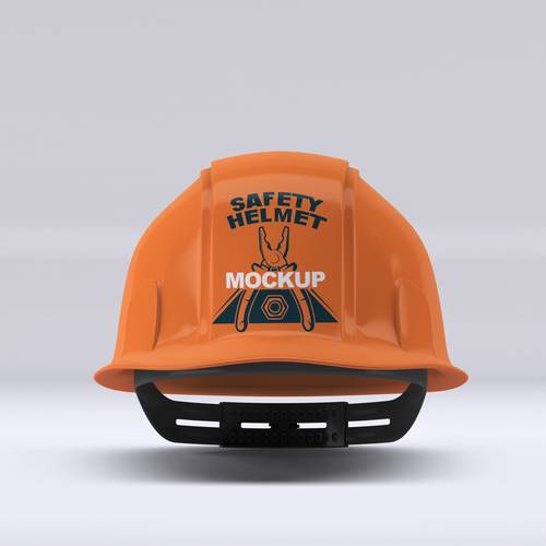 工业工地安全帽PS样机模板 - PNG派