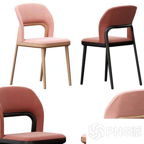 简约单椅3D模型 - PNG派