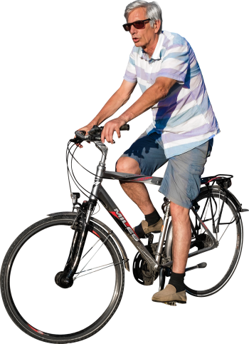 骑自行车的人 - PNG派
