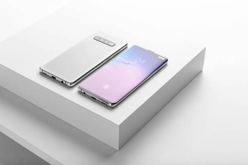 安卓手机界面突出悬浮展示PS样机模板 - PNG派