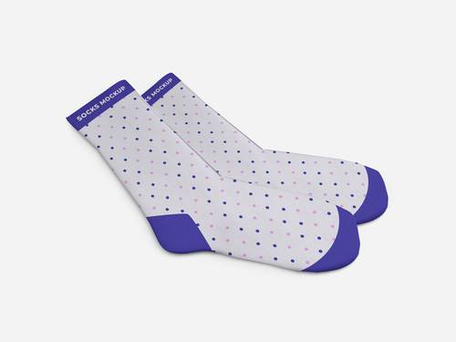 袜子展示效果PS样机模板 - PNG派