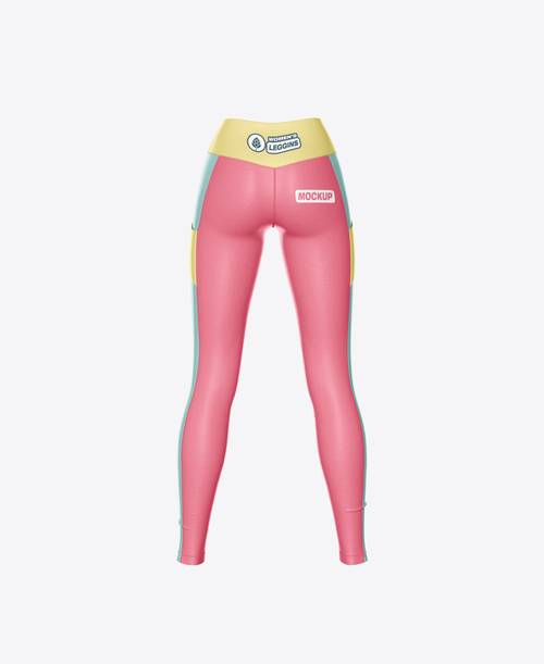 女士运动裤PS样机模板 - PNG派