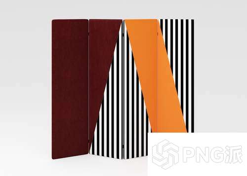 屏风3D模型 - PNG派