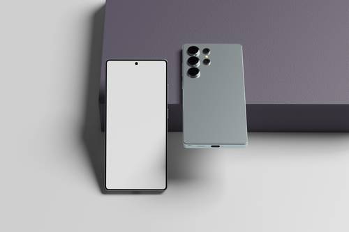 三星Galaxy S25 Ultra PS样机模板 - PNG派