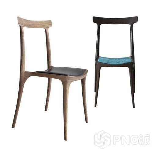 轻奢单椅3D模型 - PNG派