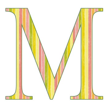 字母 M - PNG派