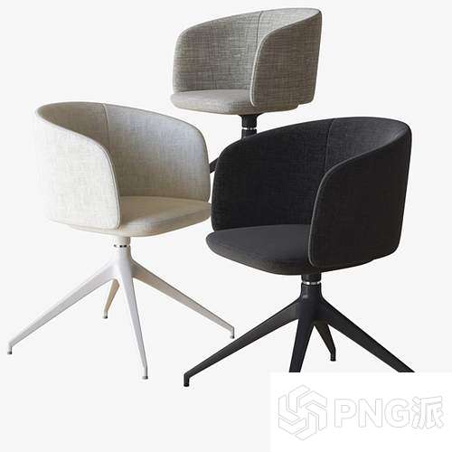 极简单椅3D模型 - PNG派