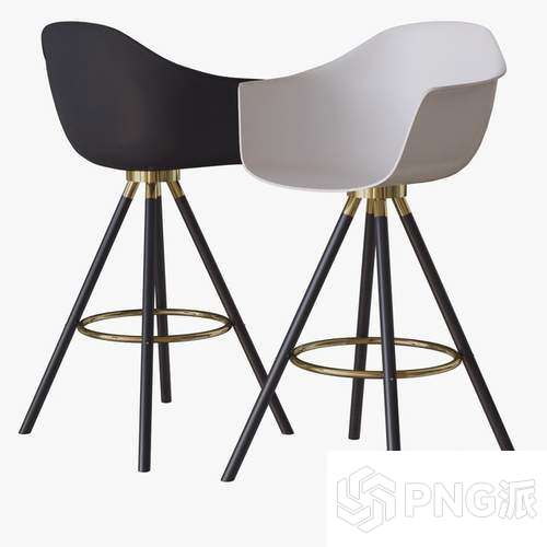 欧式单椅3D模型 - PNG派