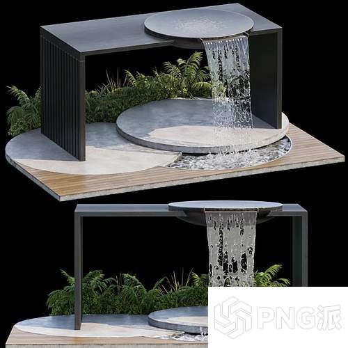 楼梯景观3D模型 - PNG派