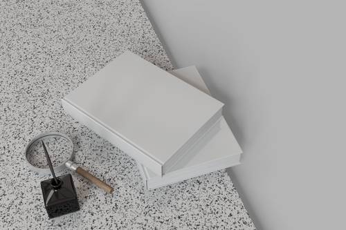 展开的书籍、书籍封面PS样机模板 - PNG派