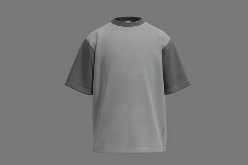 T-Shirt服装PS样机模板 - PNG派