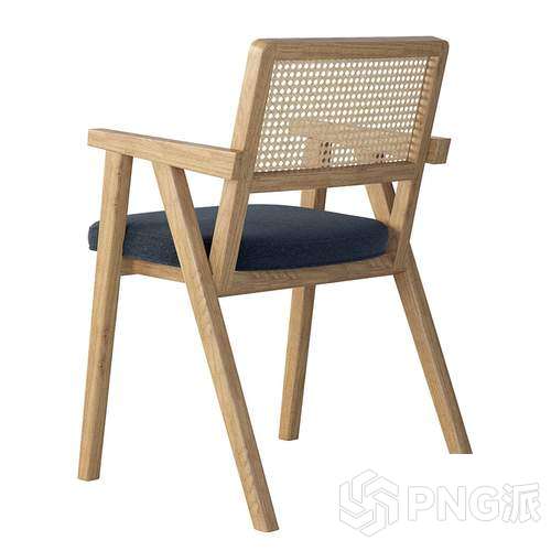 欧式单椅3D模型 - PNG派