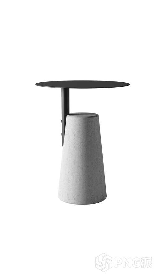 极简茶几边几3D模型 - PNG派